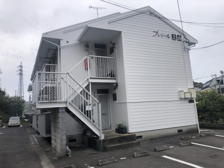 諫早市　アパート　屋根塗装・外壁塗装(有)田中塗装