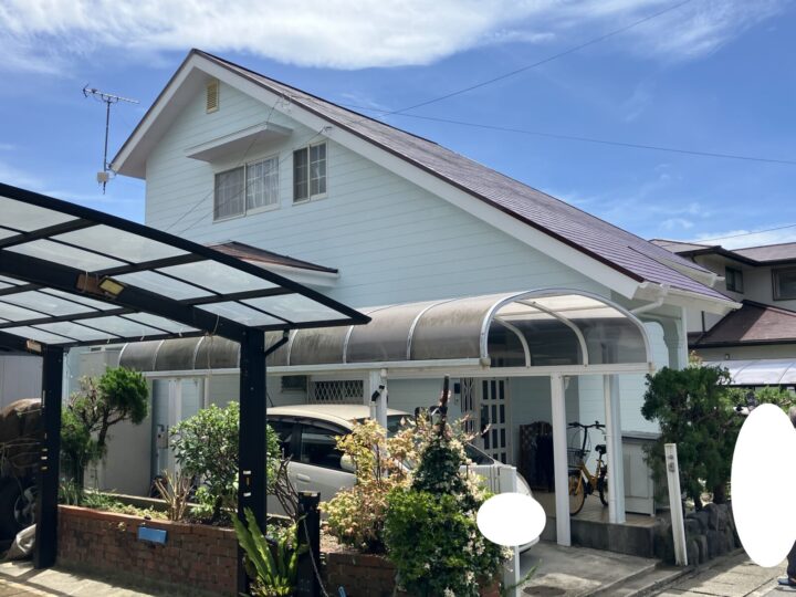諫早市多良見町 Y様邸 屋根塗装・外壁塗装(有)田中塗装