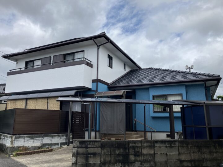 大村市池田　M様邸　屋根塗装・外壁塗装(有)田中塗装
