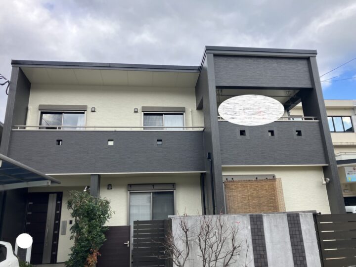 長崎市界　F様邸　屋根塗装・外壁塗装(有)田中塗装