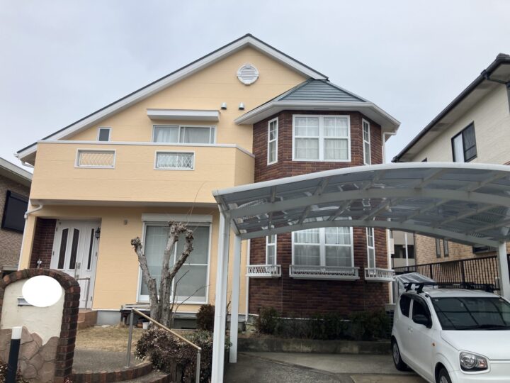 諫早市真崎町　M様邸　屋根塗装・外壁塗装(有)田中塗装
