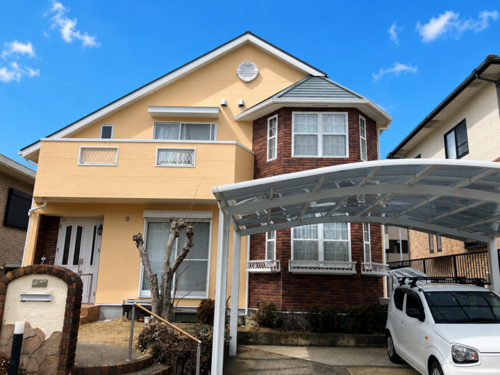 諫早市真崎町　M様邸　屋根塗装・外壁塗装(有)田中塗装