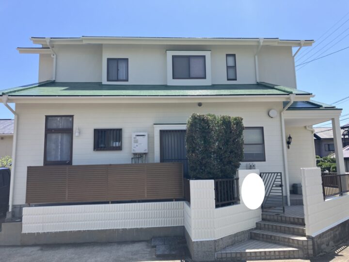 長崎市かき道　S様邸　屋根塗装・外壁塗装(有)田中塗装
