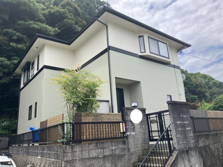 諫早市久山町　T様邸　屋根塗装・外壁塗装(有)田中塗装