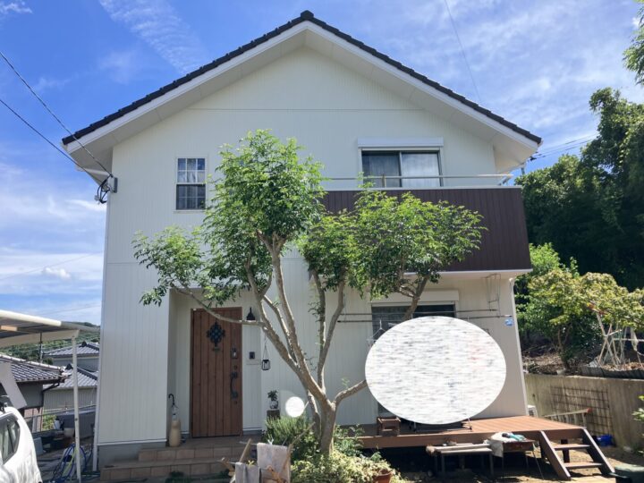 大村市徳泉川内　H様邸　屋根塗装・外壁塗装(有)田中塗装