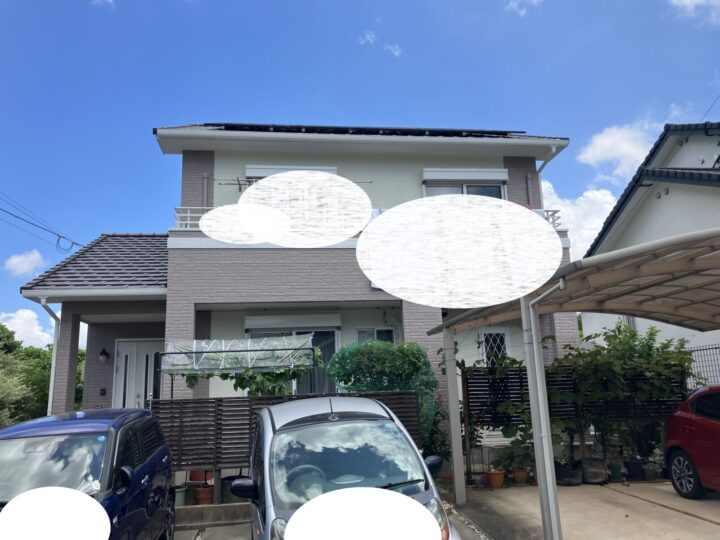 諫早市久山町　D様邸　屋根塗装・外壁塗装(有)田中塗装